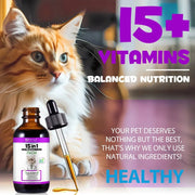 15-In-1 Cat Vitamins - Coat and Skin Support Nutriamazonia - nutriamazonia