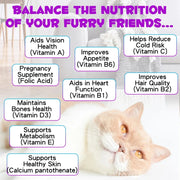 15-In-1 Cat Vitamins - Coat and Skin Support Nutriamazonia - nutriamazonia