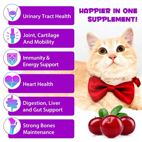 15-In-1 Cat Vitamins - Coat and Skin Support Nutriamazonia - nutriamazonia