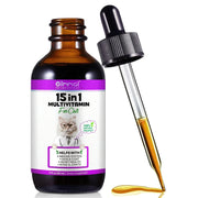 15-In-1 Cat Vitamins - Coat and Skin Support Nutriamazonia - nutriamazonia