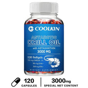 Antarctic Krill Oil - Heart Health Support Coolkin Adults - nutriamazonia