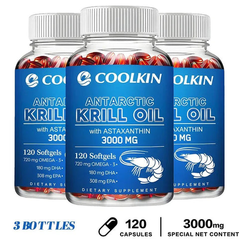 Antarctic Krill Oil - Heart Health Support Coolkin Adults - nutriamazonia