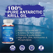 Antarctic Krill Oil - Heart Health Support Coolkin Adults - nutriamazonia