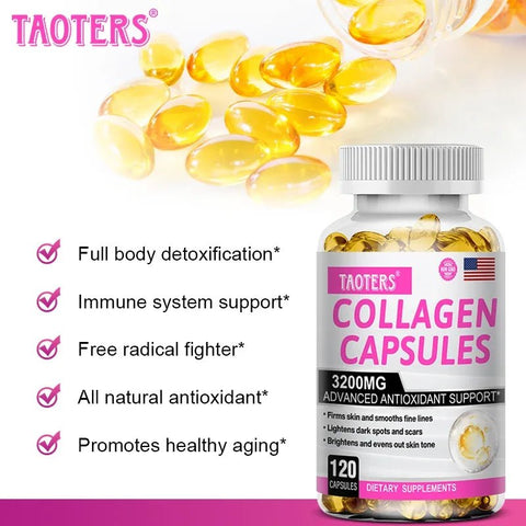 Collagen - 3200mg High-Potency Taoters Adults Radiant - nutriamazonia