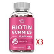 Collagen Biotin Gummies - Supports Radiant Skin, Hair And Nails Nutriamazonia Adults Glow - nutriamazonia