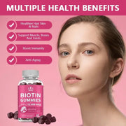 Collagen Biotin Gummies - Supports Radiant Skin, Hair And Nails Nutriamazonia Adults Glow - nutriamazonia