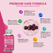 Collagen Biotin Gummies - Supports Radiant Skin, Hair And Nails Nutriamazonia Adults Glow - nutriamazonia