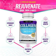 Collagen Peptides - For Skin, Hair & Nails Support - nutriamazonia
