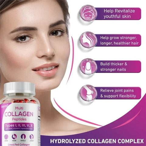 Collagen Peptides - Nourishes Skin Hair Nails - nutriamazonia