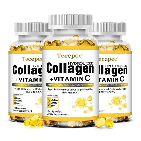 Collagen - Supports Hair Skin Nails Joints Tecepec - nutriamazonia