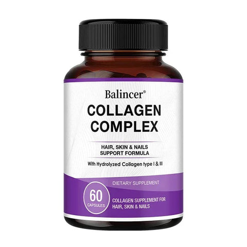 Collagen - Supports Skin Hair Nails Joints Balincer Adults - nutriamazonia