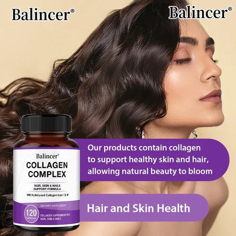 Collagen - Supports Skin Hair Nails Joints Balincer Adults - nutriamazonia