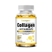 Collagen - Supports Skin Hair Nails Tecepec Adults Glow - nutriamazonia