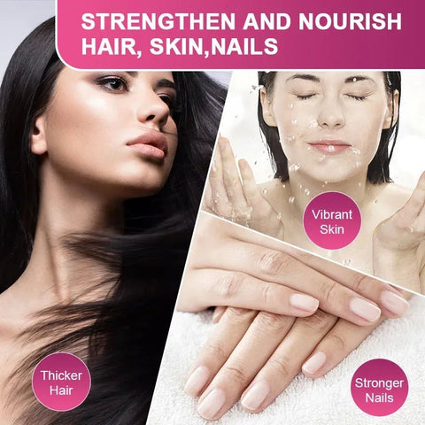 Hydrolyzed Collagen - Nourishes Skin Hair Nails And Joints For Radiant Health SNGHWE For Men Women Glow - nutriamazonia