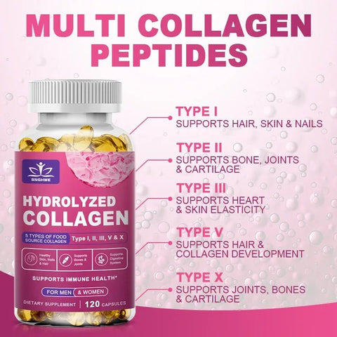 Hydrolyzed Collagen - Supports Skin and Hair For Women Glow - nutriamazonia