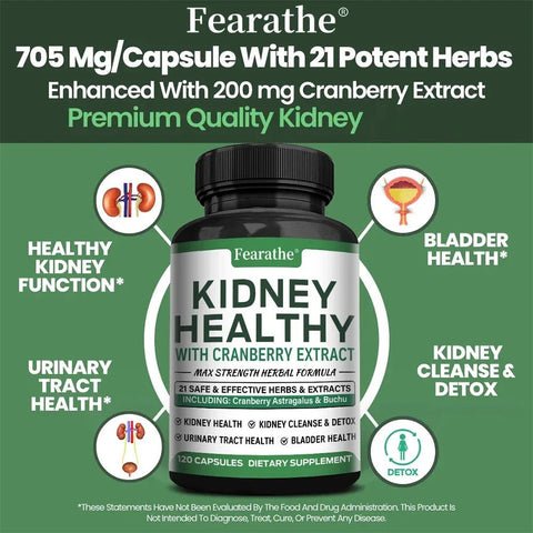 Kidney Health - Urinary Tract Support Bcuelov Unisex Daily - nutriamazonia