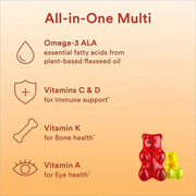 Kids Multivitamin Gummies - Brain Immunity Support Boost - nutriamazonia