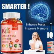 Kids Omega DHA Gummies - Brain Health And Daily Energy Daitea Kids Boost - nutriamazonia