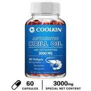 Krill Oil - 3000mg Omega3 For Heart Joints Coolkin - nutriamazonia