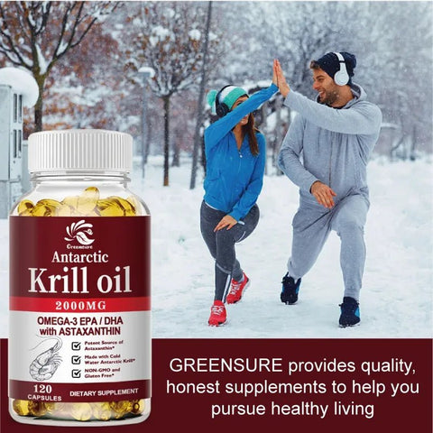 Krill Oil Astaxanthin DHA Omega3 - No Fishy Taste - nutriamazonia