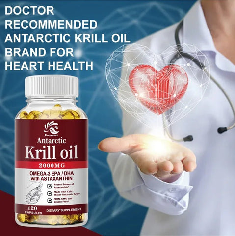 Krill Oil Astaxanthin DHA Omega3 - No Fishy Taste - nutriamazonia