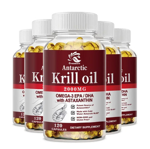 Krill Oil Astaxanthin DHA Omega3 - No Fishy Taste - nutriamazonia