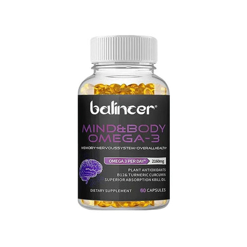 Krill Oil Omega 3 Capsules - Joint Brain Health Support - nutriamazonia