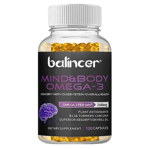 Krill Oil Omega 3 Capsules - Joint Brain Health Support - nutriamazonia