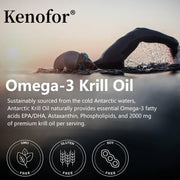 Krill Oil Omega-3 - Joint Health Support Kenofor - nutriamazonia