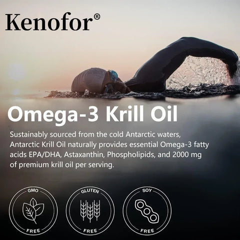 Krill Oil Omega-3 - Joint Health Support Kenofor - nutriamazonia