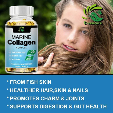 Marine Collagen Capsules - Joint Support Greensure Ultra - nutriamazonia