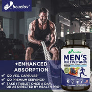 Mens Multivitamin - Daily Energy And Vitality Support Nutriamazonia Men PowerBoost - nutriamazonia