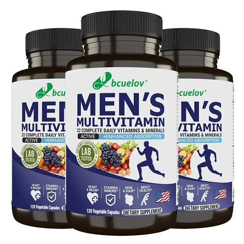 Mens Multivitamin - Daily Energy And Vitality Support Nutriamazonia Men PowerBoost - nutriamazonia