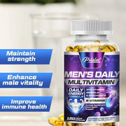 Mens Multivitamin - Energy Support PslalaeCharge Men Vital - nutriamazonia