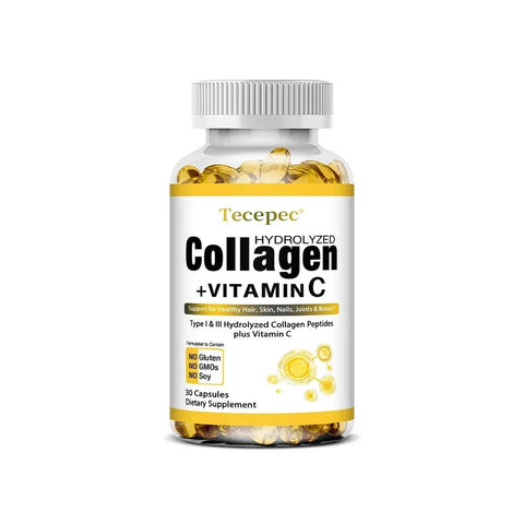 Multicollagen Capsules - Supports Hair Skin Nails Joints Nutriamazonia Adults Boost - nutriamazonia