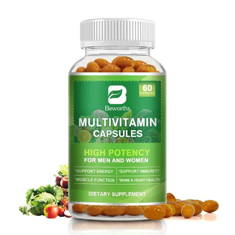 Multivitamin Capsules - Brain Health Boost Beworths - nutriamazonia