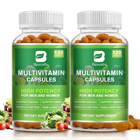 Multivitamin Capsules - Brain Health Boost Beworths - nutriamazonia