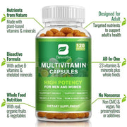 Multivitamin Capsules - Brain Health Boost Beworths - nutriamazonia