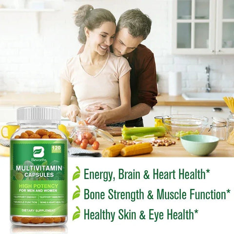 Multivitamin Capsules - Brain Health Boost Beworths - nutriamazonia