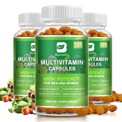 Multivitamin Capsules - Brain Health Boost Beworths - nutriamazonia