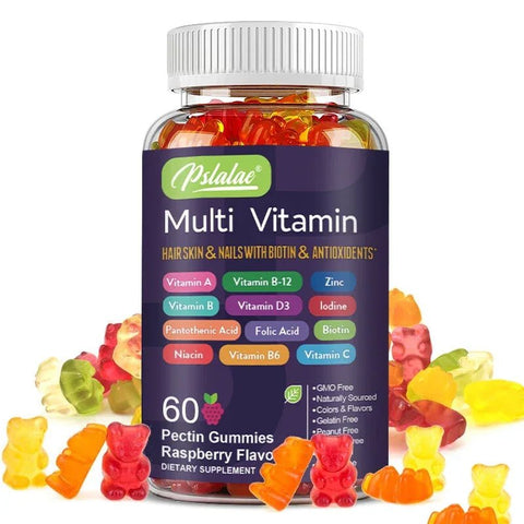 Multivitamin Gummies - Hair Skin Nails Immunity Boost - nutriamazonia