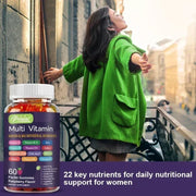 Multivitamin Gummies - Hair Skin Nails Immunity Boost - nutriamazonia
