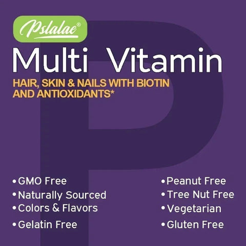 Multivitamin Gummies - Hair Skin Nails Immunity Boost - nutriamazonia