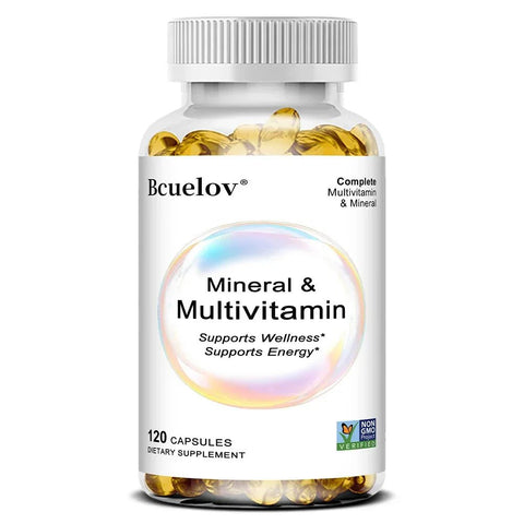 Multivitamin - Supports Immunity And Hair Skin Nails Bcuelov Active Adults Vitality - nutriamazonia