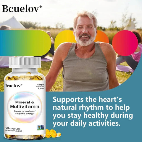 Multivitamin - Supports Immunity And Hair Skin Nails Bcuelov Active Adults Vitality - nutriamazonia