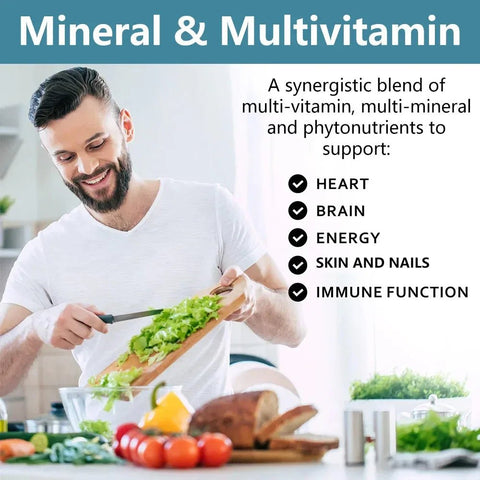 Multivitamin - Supports Immunity And Hair Skin Nails Bcuelov Active Adults Vitality - nutriamazonia