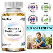 Multivitamin - Supports Immunity And Hair Skin Nails Bcuelov Active Adults Vitality - nutriamazonia
