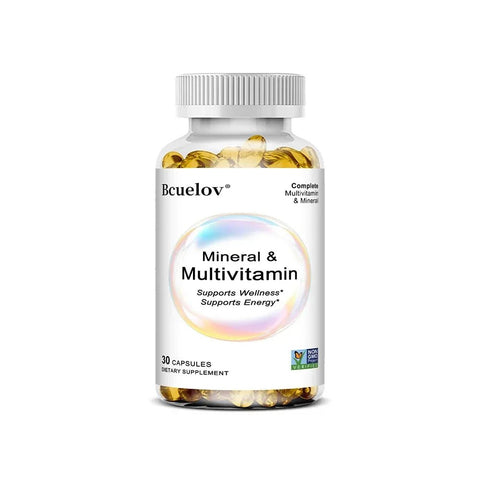 Multivitamin - Supports Immunity And Hair Skin Nails Bcuelov Active Adults Vitality - nutriamazonia