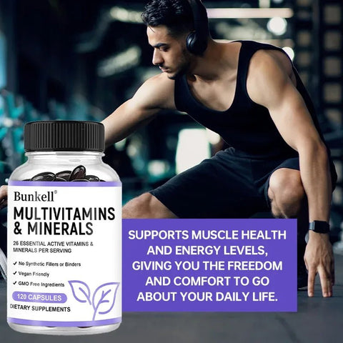 Multivitamins - Skin Liver Health Support Bunkell Boost - nutriamazonia