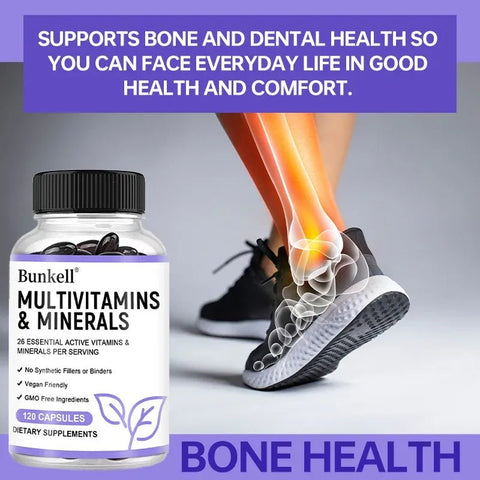 Multivitamins - Skin Liver Health Support Bunkell Boost - nutriamazonia